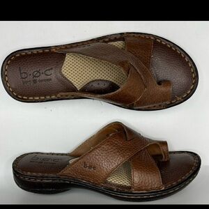 B.O.C Born Concept Womens Toe Ring Wedge Sandals size 7